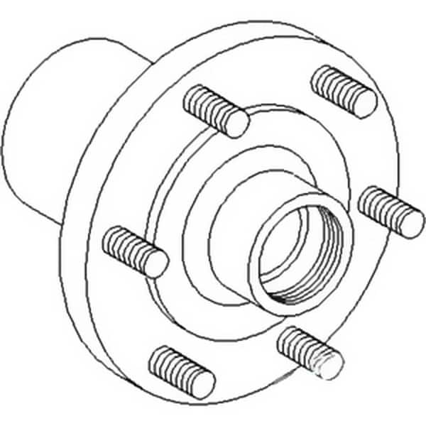S.40243 Hub, Front With Out Studs & Cups